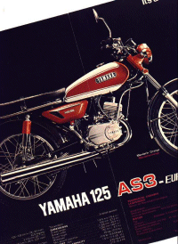 Prospekt der YAMAHA 125 AS 3