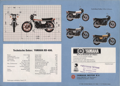 YAMAHA RD400 (F)