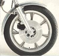 Felge der RD400C