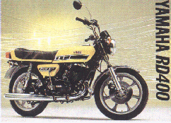 Werbung für RD400 '78